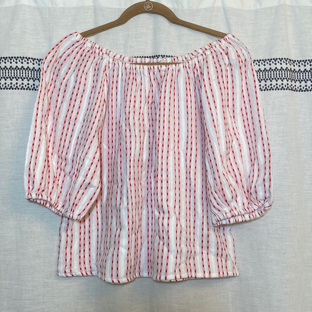 NWT Universal Thread Balloon Sleeve Off The Shoulder Top